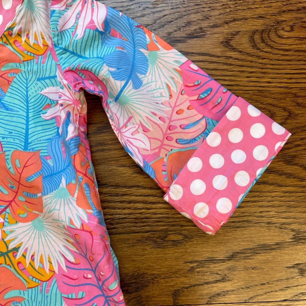Kelly's Kids Girls Tropical Vacation Tunic Shift Dress Size 2 - Picture 5 of 11